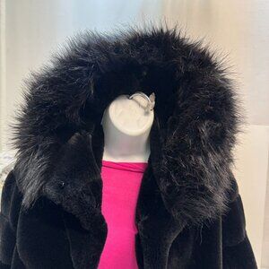 Calvin Klein Hooded Faux Fur  Winter Coat XL